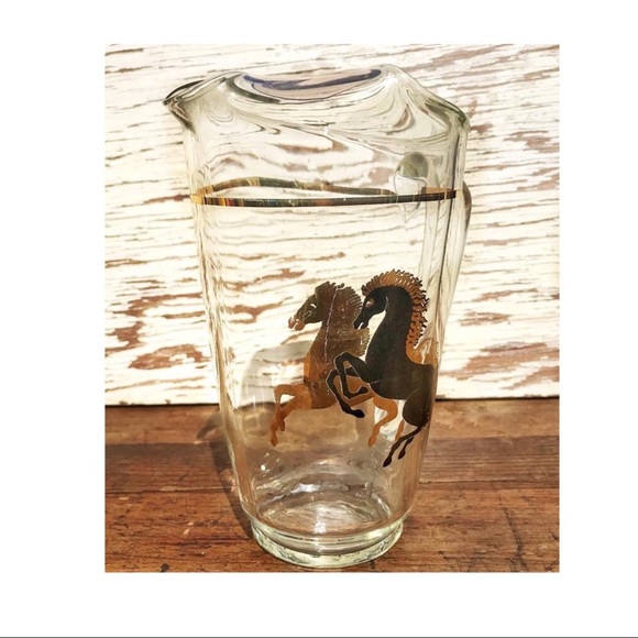 Vintage Glass Cocktail Pitcher - Picture 3 of 8